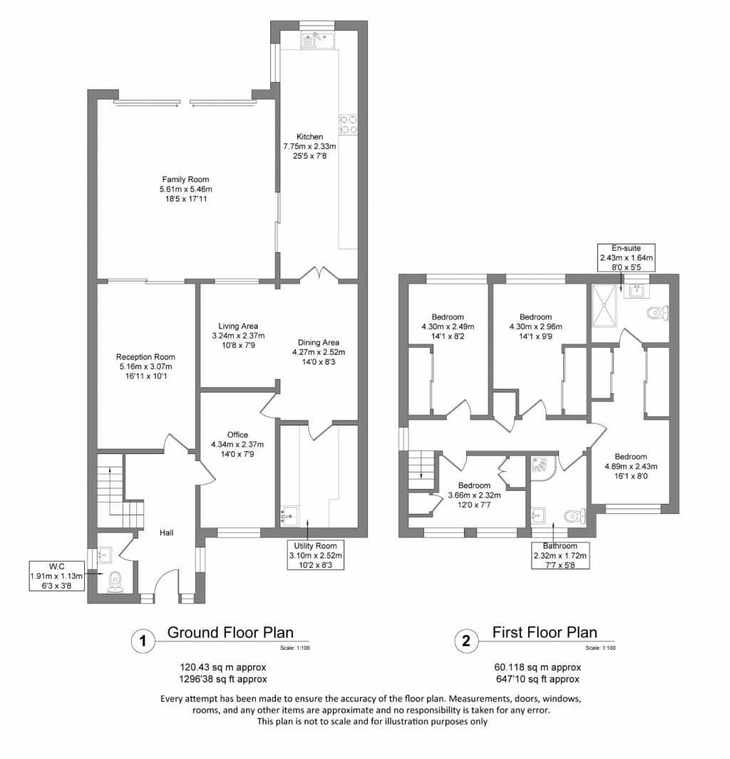 Floorplans For Wakerley Road, Leicester
